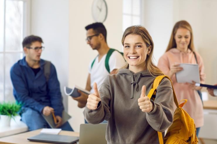 Praktikum Landratsamt Göppingen fünf Jugendliche im Gespräch